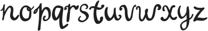 Whimsy Strokes otf (400) Font LOWERCASE