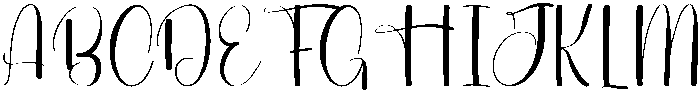 Whimsy Wedding Regular otf (400) Font UPPERCASE