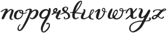 WhimsyAmore otf (400) Font LOWERCASE