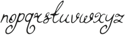 WhimsyFeast-Slanted otf (400) Font LOWERCASE