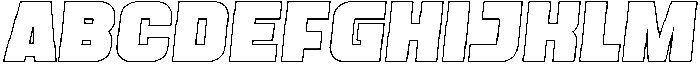 Whinstone Outline Italic otf (400) FONT
