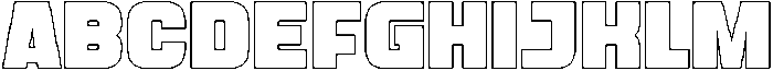 Whinstone Outline otf (400) Font UPPERCASE