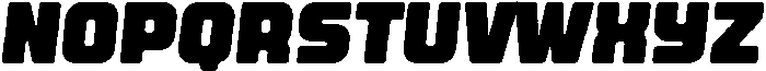 Whinstone Rough Italic otf (400) Font LOWERCASE