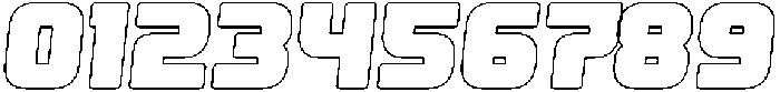 Whinstone Rounded Outline Italic otf (400) Font OTHER CHARS