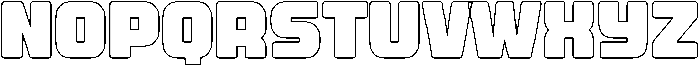 Whinstone Rounded Outline otf (400) Font UPPERCASE