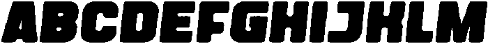 Whinstone Rounded Rough Italic otf (400) Font UPPERCASE