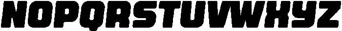 Whinstone Rounded Rough Italic otf (400) Font UPPERCASE