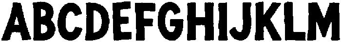 WhippedCreamSans Bold otf (700) Font UPPERCASE