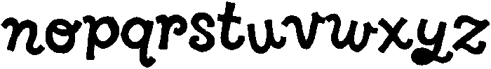 WhippedCreamSans Regular otf (400) Font LOWERCASE