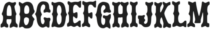 Whiskey Ranch Regular otf (400) Font UPPERCASE