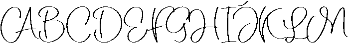 Whiskey Regular otf (400) Font UPPERCASE