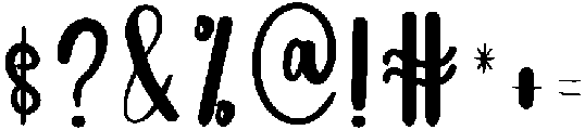Whiskey Regular otf (400) Font OTHER CHARS