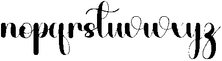Whiskey Regular otf (400) Font LOWERCASE