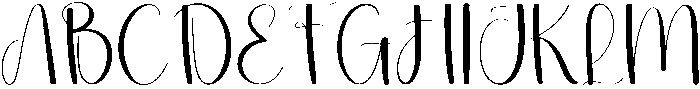Whiskey Regular otf (400) Font UPPERCASE