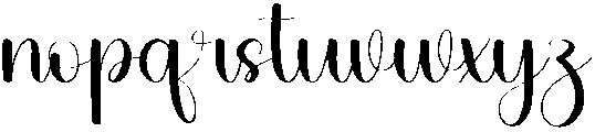 Whiskey Regular otf (400) Font LOWERCASE