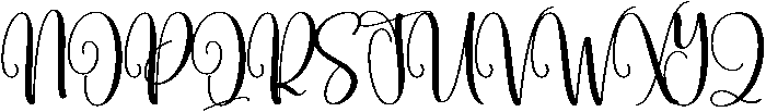 Whiskey Regular otf (400) Font UPPERCASE