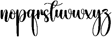 Whiskey Regular otf (400) Font LOWERCASE