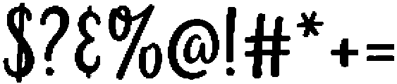 Whisky Fudge Regular otf (400) Font OTHER CHARS