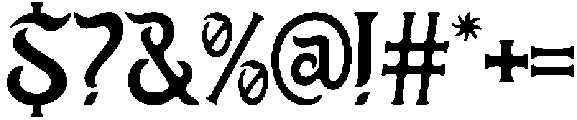 Whisky-Regular otf (400) Font OTHER CHARS