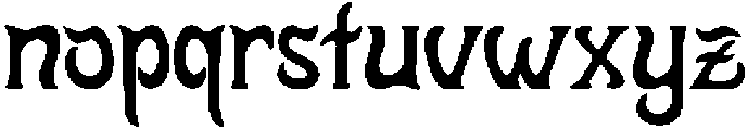 Whisky-Regular otf (400) Font LOWERCASE