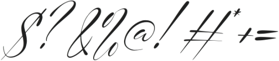 Whispering Signature Italic otf (400) Font OTHER CHARS