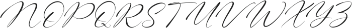 Whispering Signature Italic otf (400) Font UPPERCASE