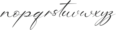 Whispering Signature Italic otf (400) Font LOWERCASE