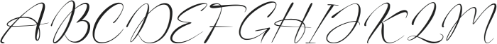 Whispering Signature otf (400) Font UPPERCASE