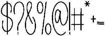 Whistle Regular otf (400) Font OTHER CHARS