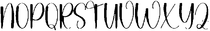 White Beautiful Regular otf (400) Font UPPERCASE