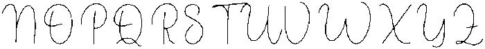 White Butter Regular otf (400) Font UPPERCASE