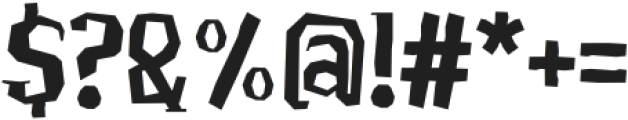 White-Fang Regular otf (400) Font OTHER CHARS