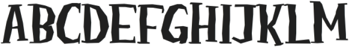 White-Fang Regular otf (400) Font UPPERCASE