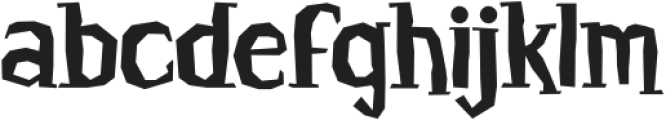 White-Fang Regular otf (400) Font LOWERCASE