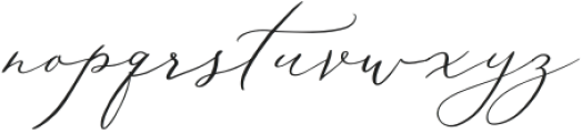 White Garden Script Pro Wide Regular otf (400) Font LOWERCASE