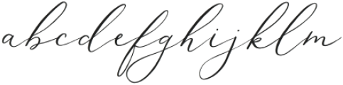 White Garden Script Swash Regular otf (400) Font LOWERCASE