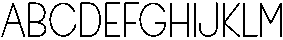 White Line Regular otf (400) Font UPPERCASE