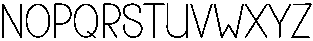 White Line Regular otf (400) Font LOWERCASE