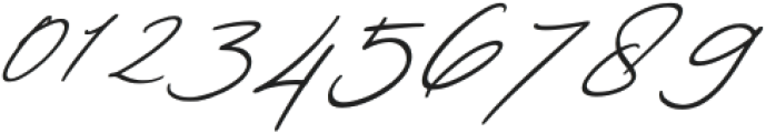 White Lotus Alternate 1 Italic otf (400) Font OTHER CHARS