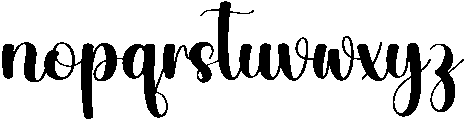 White Regular otf (400) Font LOWERCASE
