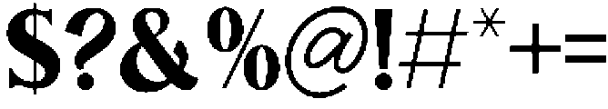 White Series Serif otf (400) Font OTHER CHARS