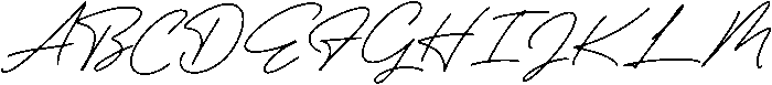 White Series Signature otf (400) Font UPPERCASE