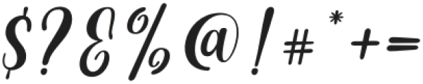 White Sparkle Italic Regular otf (400) Font OTHER CHARS