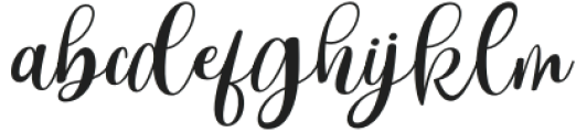 White Sparkle Italic Regular otf (400) Font LOWERCASE