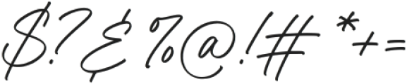 WhiteSignature-Regular otf (400) Font OTHER CHARS