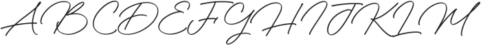 WhiteSignature-Regular otf (400) Font UPPERCASE