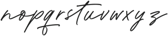 WhiteSignature-Regular otf (400) Font LOWERCASE