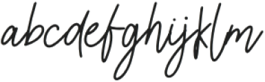 WhiteSignatureRegular otf (400) Font LOWERCASE