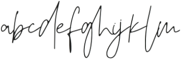 White_Serenity otf (400) Font LOWERCASE