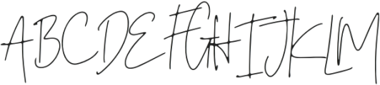 White_Serenity_no_ligatures otf (400) Font UPPERCASE